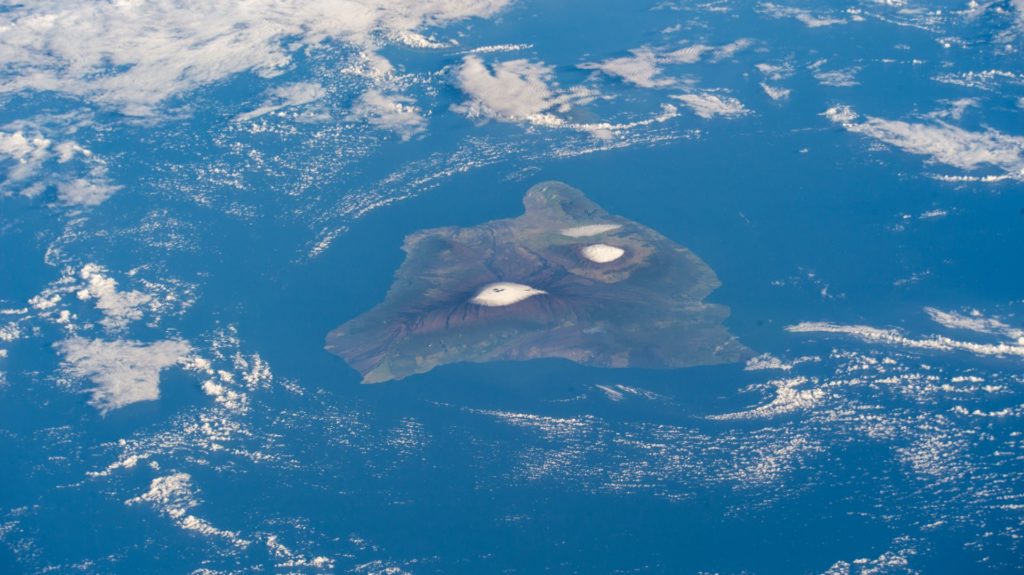 Big Island Hawaii Satellite Image